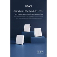 Aqara Smart Wall Switch D1 Global Version Zigbee Wireless Remote Control Key Light  Neutral Fire Wir