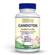 Candida Cleanse Support and Detox with Natural Herbs, probiotics and Oregano Oil. Extra Strength Can