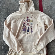 Second Hand Cream Hoodie With Graphic Print From Animation Movie Kiki's Delivery Service