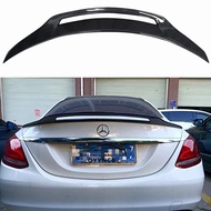 For Mercedes-Benz C-Class W205 4Door C180 C200 C250 C300 C450 C43 Sedan GT Style Carbon Fiber Rear S