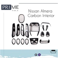 Nissan Almera 2012-2019 Carbon Interior Accessories