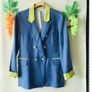 One's R Oad Suit Beautiful Linen 15.5 Shoulder Arm Circumference 13 Free-38 Waist Free-32 Length 27.