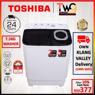 [READY STOCK] Toshiba 7.5KG Semi Auto Washer Washing Machine VH-H85MM (5 Year Motor Warranty)