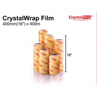 Crystal Food Wrap Film 400mm(16'') x 400m