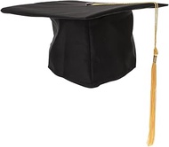 Adjustable Graduation Hat Board for Adults And Students, Black Graduation Cap with Yellow Tassel, Pa