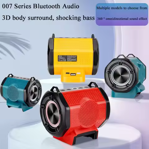 3D Surround Sound HiFi High Fidelity Speaker Audio Sound For Makita For DeWalt For Bosch For Milwauk