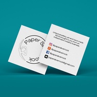 8x8 cm Thank You Card \ Loyalty Card \ Full Color Custom Design Print