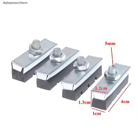 Hot 4Pcs Vintage Bike Brake Blocks For Classic Bike Cycle Bicycle Cycling Caliper V-Brake Pads Braki