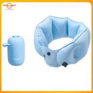 [CloudsMiles]  U-Shaped Inflatable Neck Pillow Manual Inflation Ultralight Inflate Ring Neck Pillow 