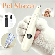 Rechargeable Pet Shaver Paw Fur Clipper Portable Grooming Shaver for Dog Cat Foot Hair Cuttin Pet Tr