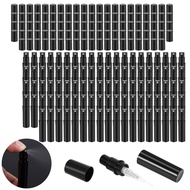 Yours MO-100Pcs / Lot 2Ml Black Plastic Perfume Bottle Sample Sprayer Atomizer Perfume Bottle
