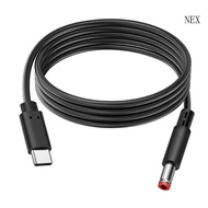 NEX TypeC USB C to 5 5x2 5mm Power Charge Cable for Laptops Notebook 5 5x2 5mm