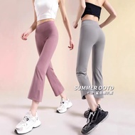 Women's 7/8 Flare Yoga Pants, High Waist Tummy Control Bootcut Leggings, Lightweight Workout Running