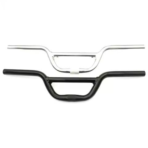 BMX Bike Double Handlebar Swallow 25.4*100H*520mm Aluminum Alloy Handle Bar Tube Bicycle Parts Bicyc