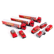 MINISO Alloy Inertia Truck (3 pcs) (3 Assorted Models)(Fire Truck)