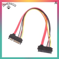 JIHENGS 30 50cm SAS TO SATA SFF-8482 SAS 29 PIN TO SATA 22Pin ฮาร์ดดิสก์ไดรฟ์สายต่อขยายที่มีพอร์ตจ่า