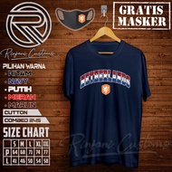 KAOS TIMNAS BELANDA.KAOS SUPORTER TIMNAS BELANDA.FREE MASKER