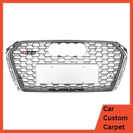 2017-2019 AUDI RS4 HONEYCOMB GRILLE | B9 A4/S4 front grill bumper bonnet facelift