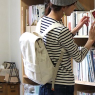 loiter: 原色 高島帆布後背包