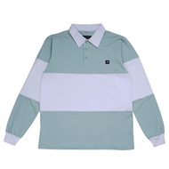 Spellbind Vintage Rugby Polo Shirt - Aqua Haze