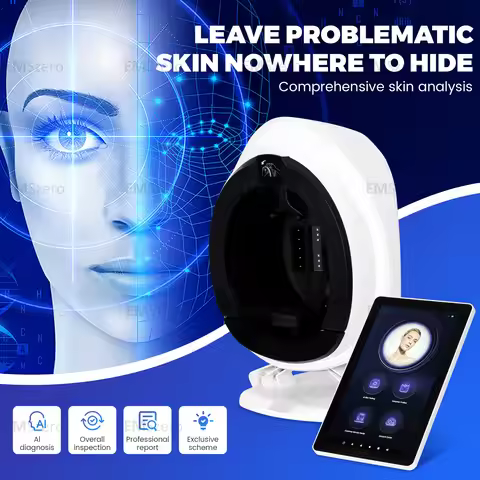 AISIA Q1 3D AI Facial Skin Analyzer Detection Skin Problem Diagnosis 8 Spectrum Professional Analysi