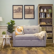 SB Design Square SB FURNITURE โซฟาเบด รุ่น Unna สีเทาอ่อน (152x98x92 ซม.)