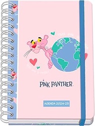 Dohe - Academic Diary 2024 2025 Week to View A5 (15 x 21 cm), Ring Closure and Rubber, Spanish and E