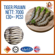 AINNA Premium Tiger Prawn/Udang Harimau/Tiger Shrimp Fresh 1kg 30pcs+-