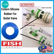 Cistern Silicone Rubber for Outlet Valve Anti-leakage Toilet Accessory CJRP 8005 Silicone Drain Flush Valve Seal Washer