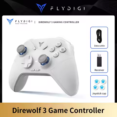 Flydigi Direwolf3 Wireless Gaming Controller Bluetooth Hall Lineness Function Controller for PC/NS/T