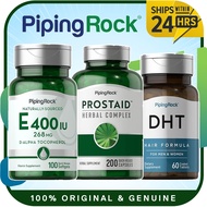 GENUINE Piping Rock Vitamin E 400 IU Softgels | 268mg | D-Alpha Tocopherol | Prostaid Herbal Complex