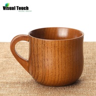 Visual Touch Natural Jujube Wood Wooden Craft Cup Handmade Mug Tableware Gift Tea/Milk/Breakfast Cof