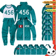Kids Squid Game Cosplay Costume Boys and Girls Outfit  Pants For Kids Jacket Pants 230 456 001Set