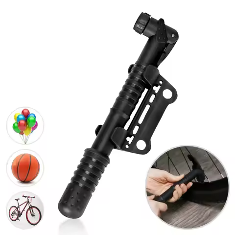 Mini Bicycle Pump Hand Cycling Bicycle Air Pump Ball Basketball Tyre Soccer Bike Inflator MTB Cyclin