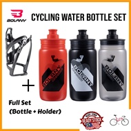 Bicycle Water Bottle with Holder Set BOLANY 600ml outdoor cycling drinking bottle [READY STOCK] botol air basikal