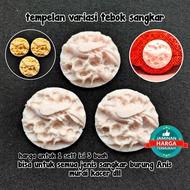 AKSESORIS TEMPELAN TEBOK SANGKAR BURUNG ANIS MURAI PLECI UKIR MERAK BENTUK BULAT