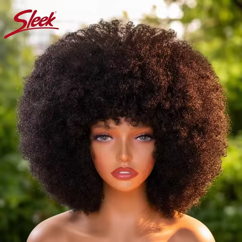 Brazilian Afro Kinky Curly Bob Wigs P4/30# 200% Density Remy Human Hair Wigs Brown Color P2/33# F1B/