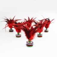 Chicken Feather Shuttlecock Feather Children Fitness Competition Use Colorful Goose Feather Shuttlec