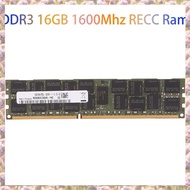 DDR3 16GB 1600Mhz RECC Ram PC3-12800 Memory 240Pin 2RX4 1.35V REG ECC RAM Memory for X79 X58 Motherb