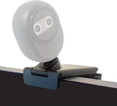 Monitor & Tripod Magnetic 360° Rotatable Webcam Mount for EMEET Piko/Piko+ / Insta360 Link 2C / Logi