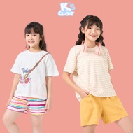 short sleeve K's Closet Clothes Set for Girls (2 - 9 Years Old) E017THS/KT254THS/KT280TWS E017ONS E0