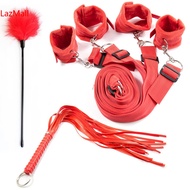 AAA A Suit Red Feathers Handcuffs Bed Bondage Series Props Health Whip