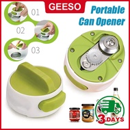 GEESO Portable Can Opener Bottle Opener Labor-saving Can Opener Tin Bottle Opener Hand Injury-Resist