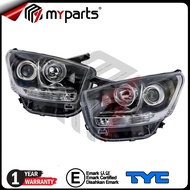 TYC Perodua Axia 2017-2022 (E Spec/G Spec) Head Lamp Headlight Headlamp Lamp Lampu Depan Left/Right