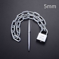 Bicycle Lock Mountain Bike Lock Iron Chain Lock Chain Lock Bicycle Lock Open Anti-theft Chain Lock S