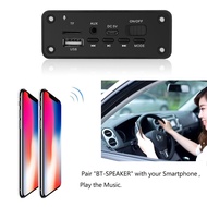 Decoder Board 5V Radio MP3 Decoding Module Support FM TF USB AUX Handsfree Call Record Function  Built-in 2*3W Amplifier Bluetooth 5.0 Audio