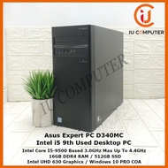 ASUS EXPERT PC D340MC TOWER INTEL CORE I5-9500 16GB RAM 512GB SSD USED DESKTOP REFURBISHED PC