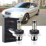 หลอดไฟหน้ารถยนต์ LED T12 6000K สีขาว แบบเปลี่ยน สําหรับ Honda City 1996-1998 (1 คู่)