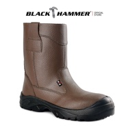 Black Hammer Men High Cut Slip On Safety Shoes BH2019-004