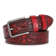 Genuine Genuine Leather Belt Men's Genuine Leather Belt Pure Cowhide Belt Men's